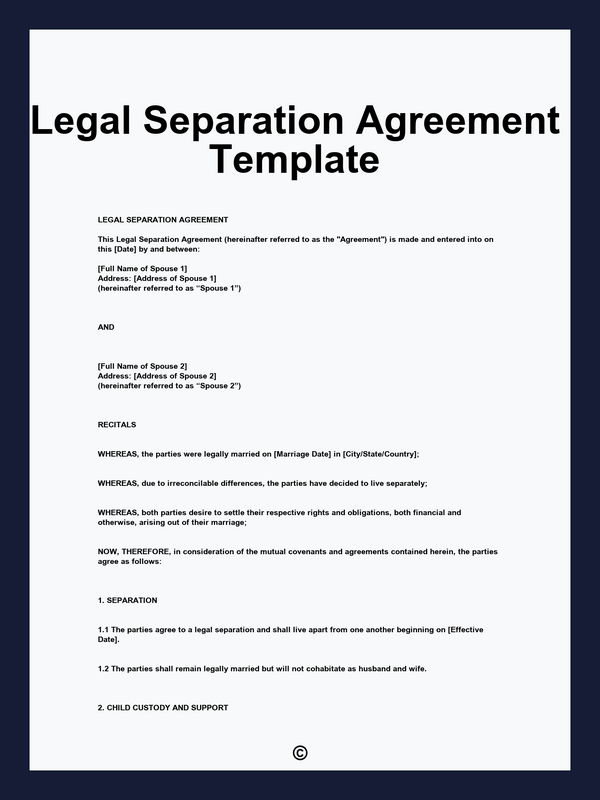 Hawaii Separation Rules